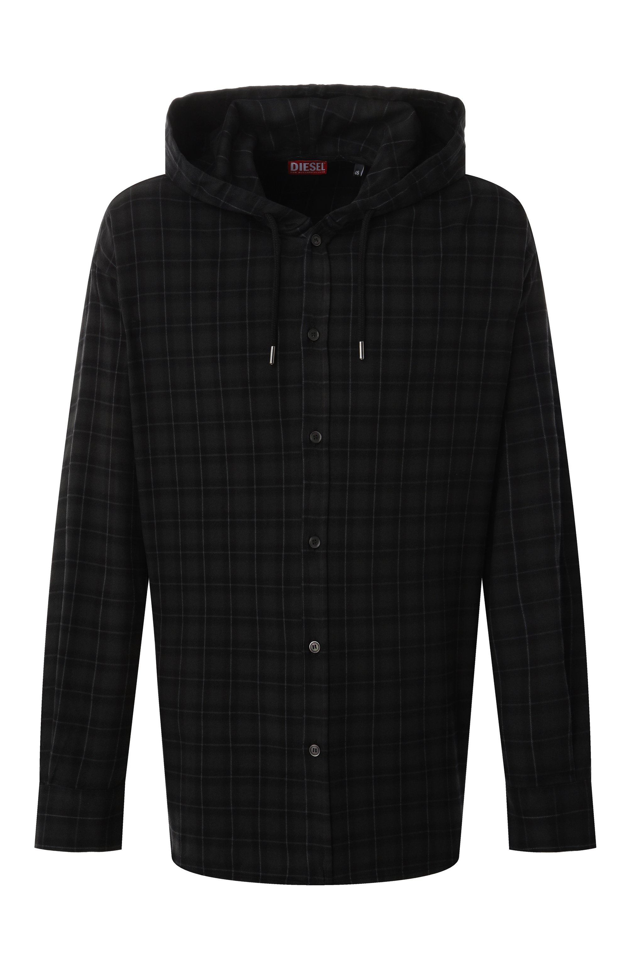 Рубашка из хлопка и вискозы DIESEL, арт. A16214/0TKAG, фото 1