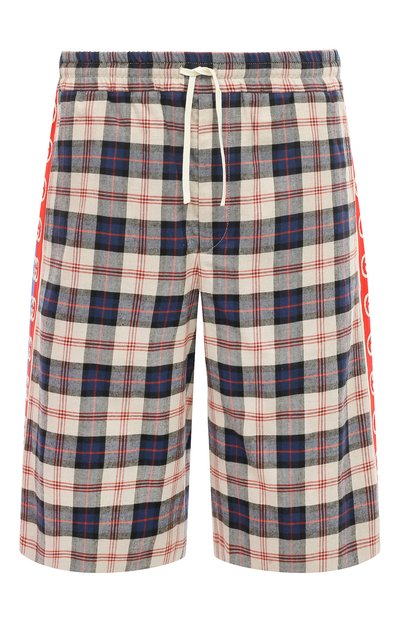 Шорты из хлопка и льна GUCCI, арт. 625893 ZAEN1, фото 1