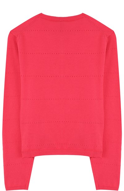 Хлопковый кардиган на пуговицах с круглым вырезом ARMANI JUNIOR, арт. 3Z3E61/3M0HZ/11A-16A, фото 2