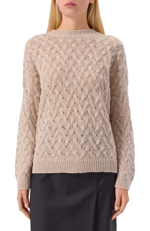 Свитер из шерсти и кашемира Antonelli Firenze 41673P/40795 Бежевый  41673P/40795 Фото 3