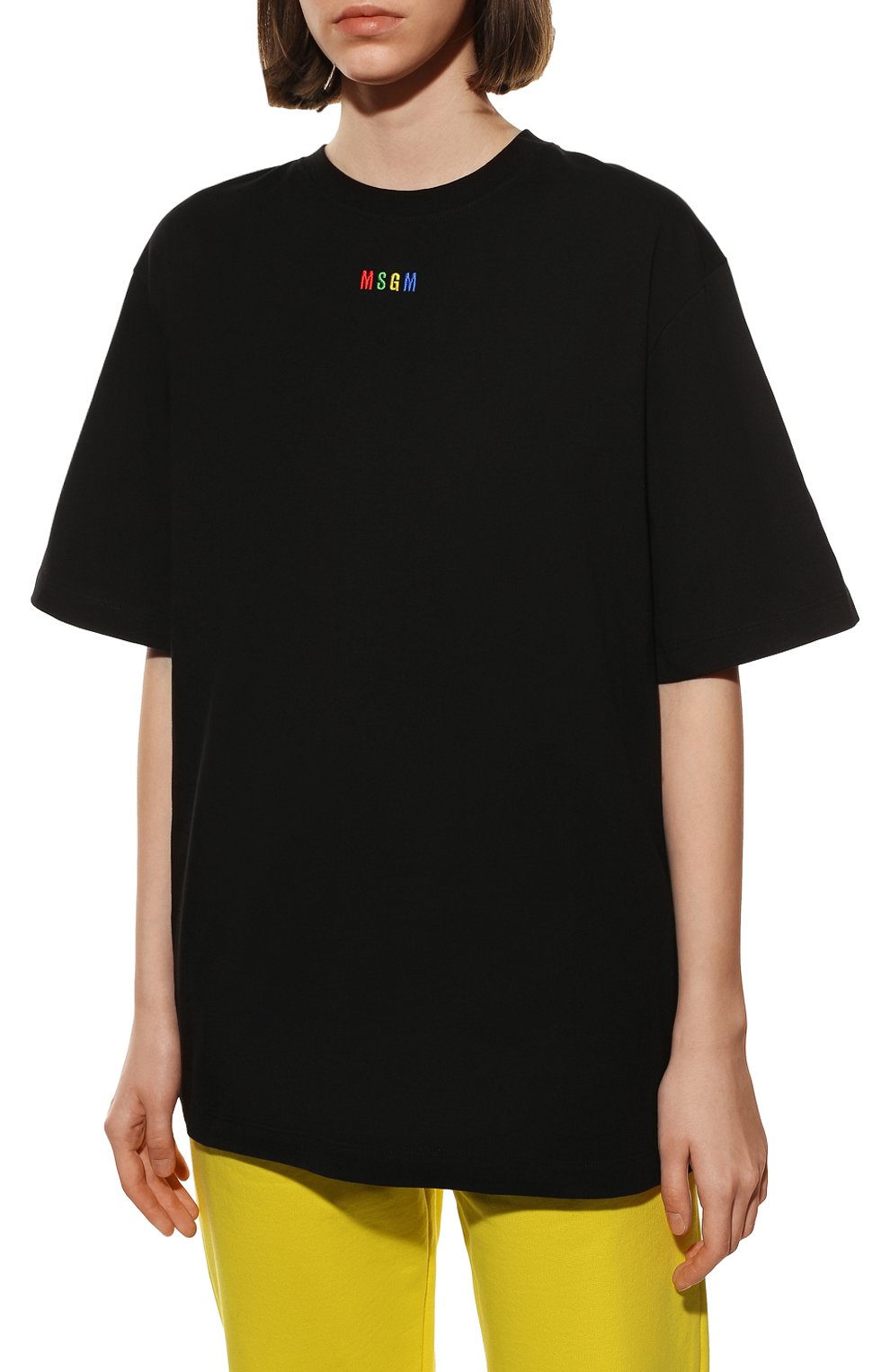 Хлопковая футболка MSGM, арт. 3241MDM101 227298, фото 3