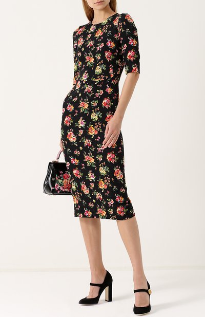 Замшевые туфли vally на устойчивом каблуке DOLCE & GABBANA, арт. 0112/CD0884/A1275, фото 2