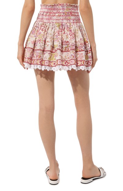 Хлопковая юбка POUPETTE ST BARTH, арт. WGLS24U0QLP, фото 4