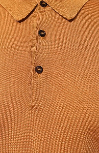 Поло из шерсти и шелка GRAN SASSO желтого цвета по цене 34200 руб., арт. 57132/13190, фото 5 Поло из шерсти и шелка GRAN SASSO, арт. 57132/13190, фото 5