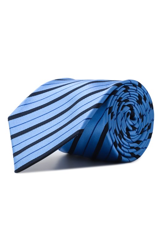 Шелковый галстук Kiton UCRVKPC06L4601 Голубой UCRVKPC06L4601