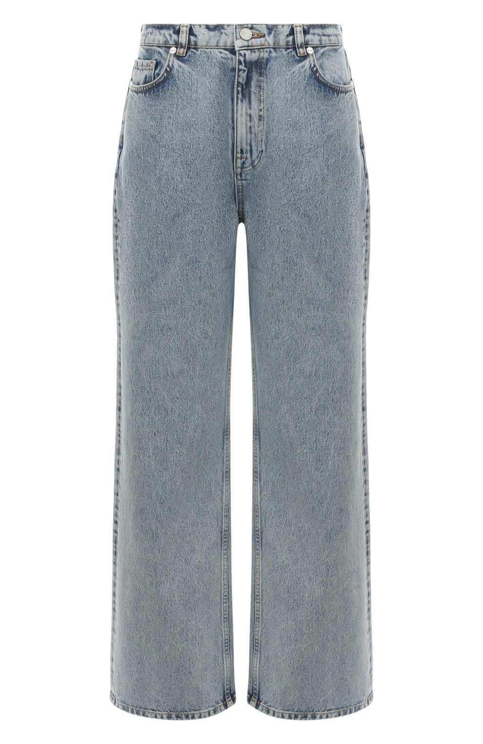 Джинсы LESYANEBO голубого цвета по цене 18200 руб., арт. SS23/DENIMT001, фото 1 Джинсы LESYANEBO, арт. SS23/DENIMT001, фото 1