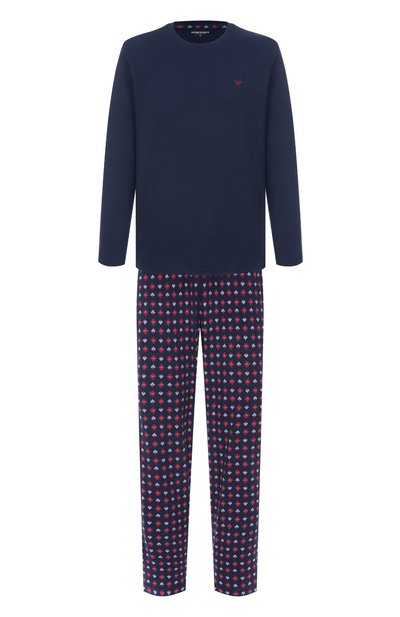 Мужская хлопковая пижама EMPORIO ARMANI, арт. EM000611/AF14994