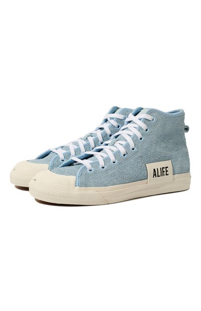 Замшевые кеды adidas x nyc's alife nizza hi ADIDAS ORIGINALS, арт. GW5325, фото 1