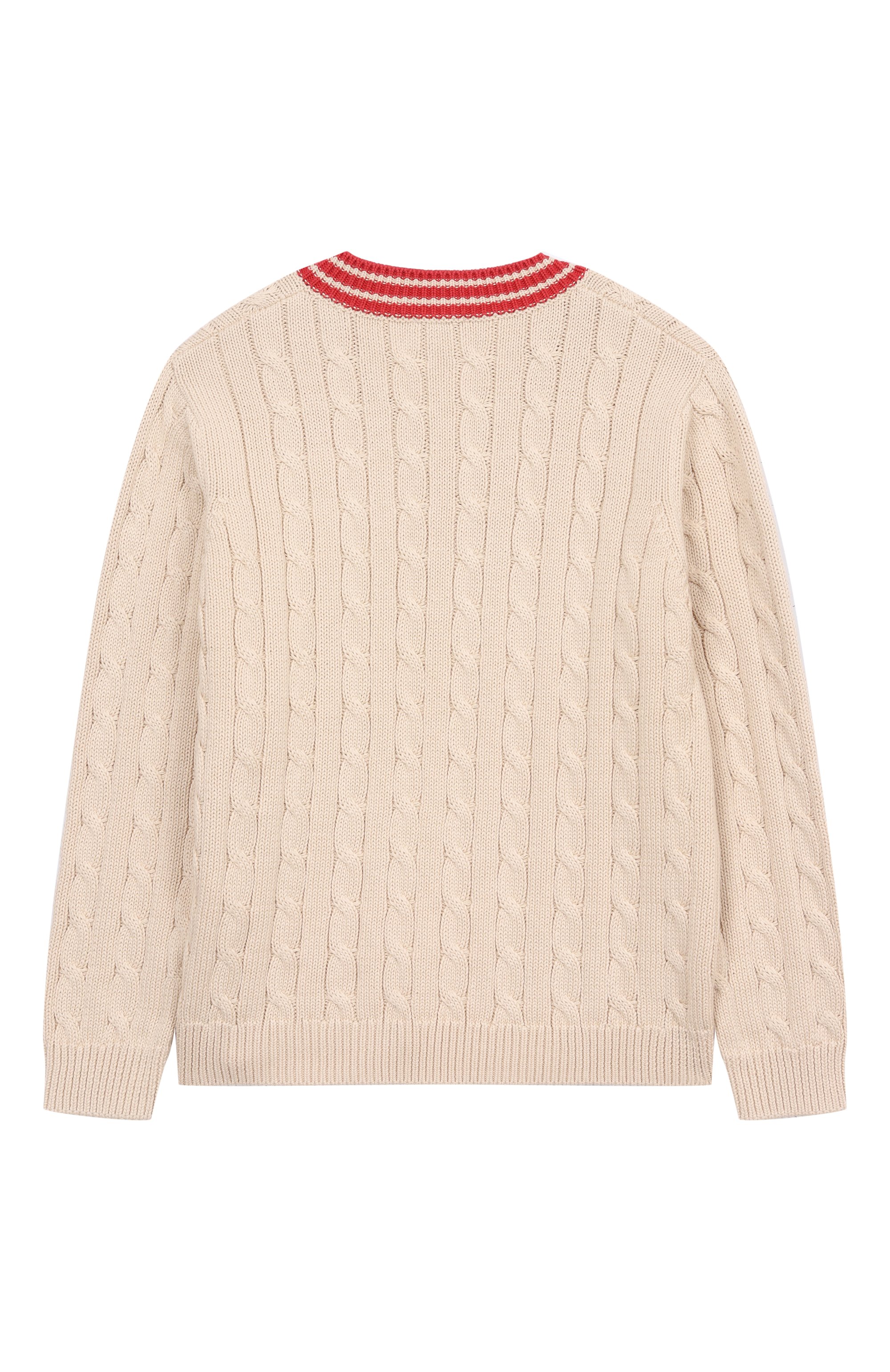 Хлопковый пуловер IL GUFO, арт. P25MA480EM109/10A-14A, фото 2