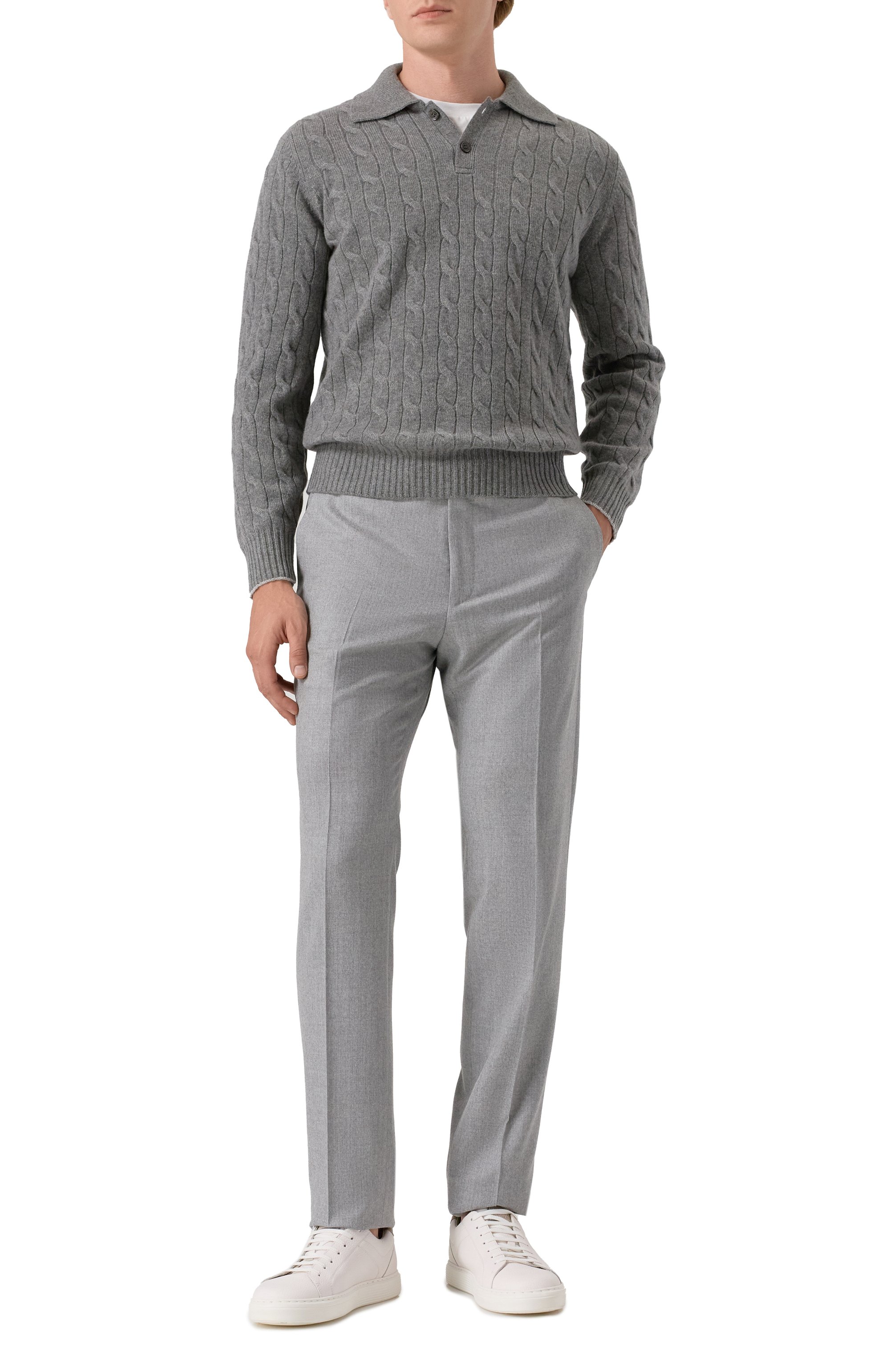 Кашемировое поло BRUNELLO CUCINELLI, арт. M22707205, фото 2