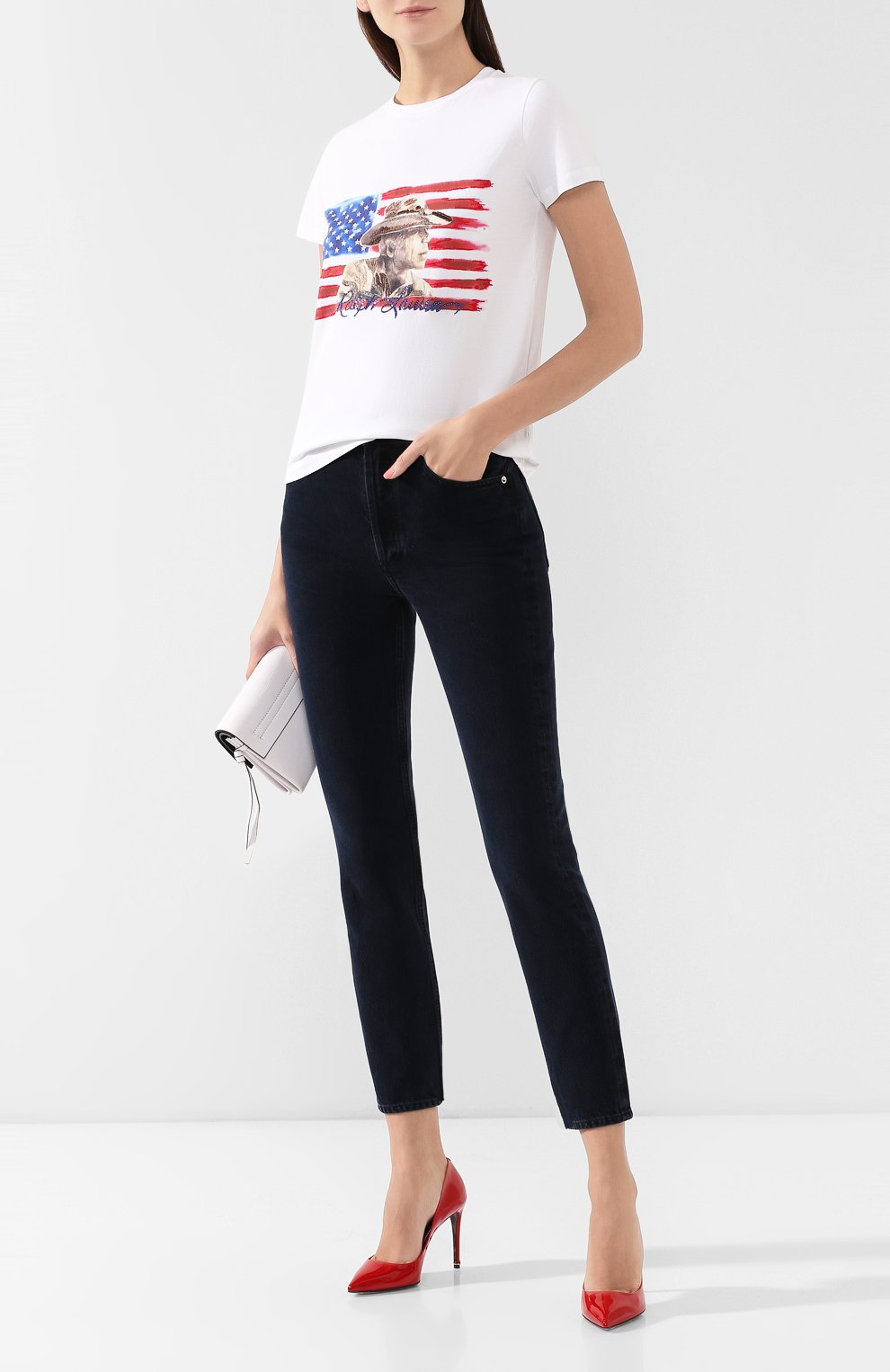 Хлопковая футболка RALPH LAUREN, арт. 290764549, фото 2