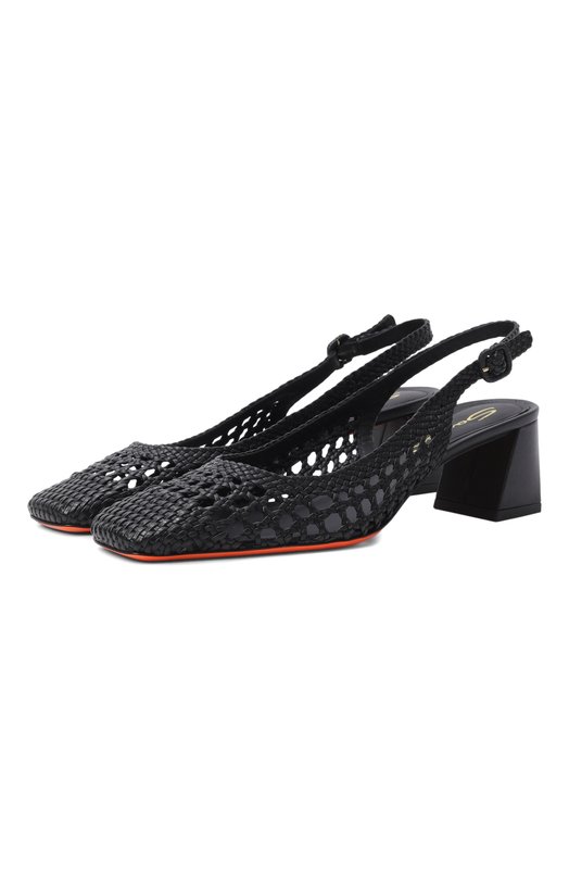 Кожаные туфли Santoni WDMG72161HA2SARX Чёрный WDMG72161HA2SARX