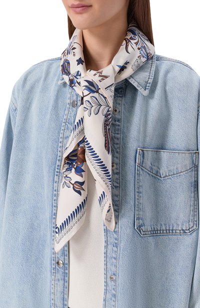 Женский шелковый платок LONGCHAMP, арт. 50647GS0/GS0