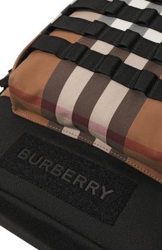 Мужской текстильный рюкзак jack BURBERRY коричневого цвета, арт. 8061311 | Фото 3 (Размер: large; Материал: Текстиль; Материал сплава: Проставлено; Драгоценные камни: Проставлено; Стили: Кэжуэл; Ремень/цепочка: На ремешке)