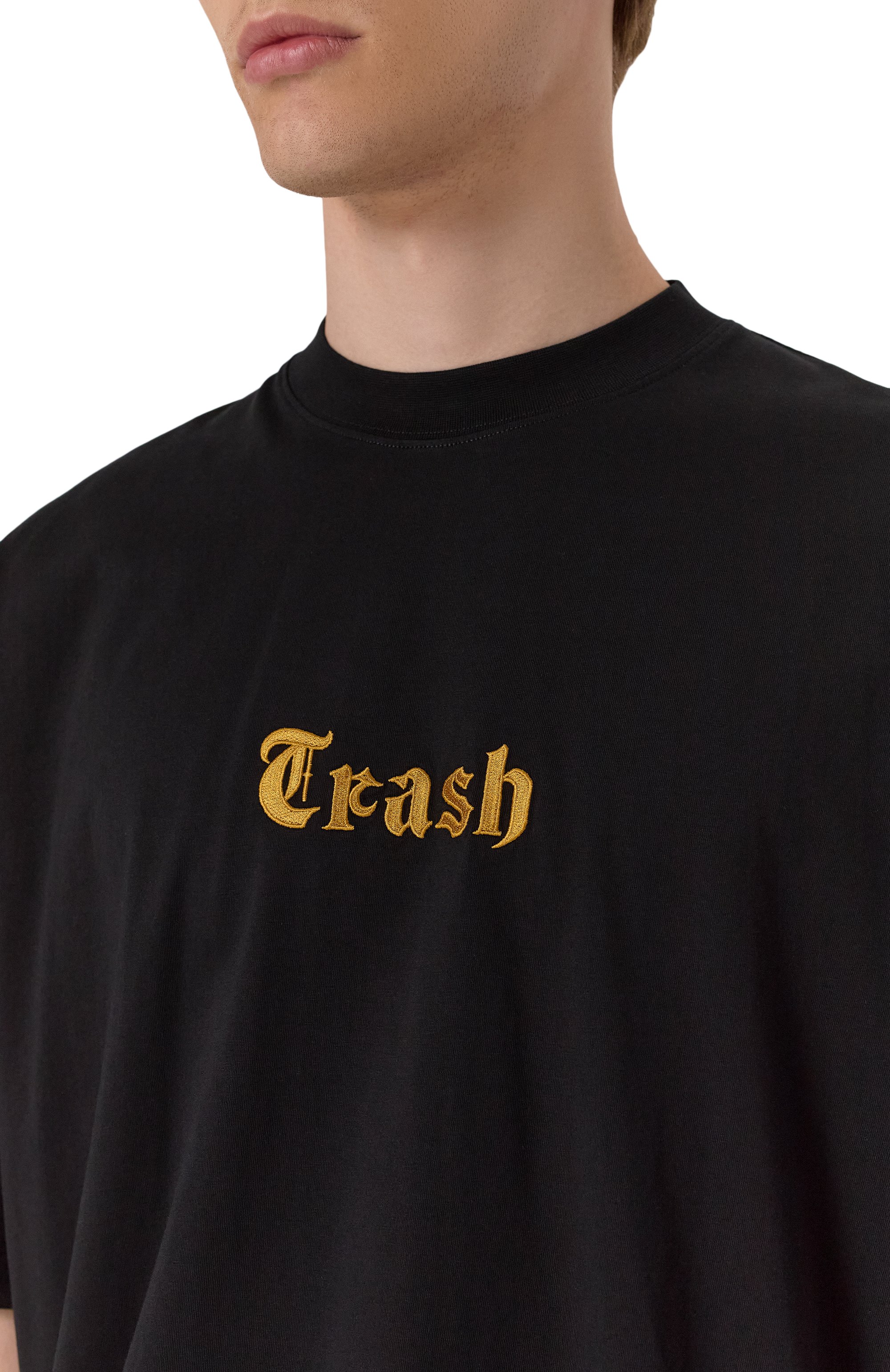 Хлопковая футболка VETEMENTS, арт. UH76TR540B/1000 LIGHT JERSEY, фото 5