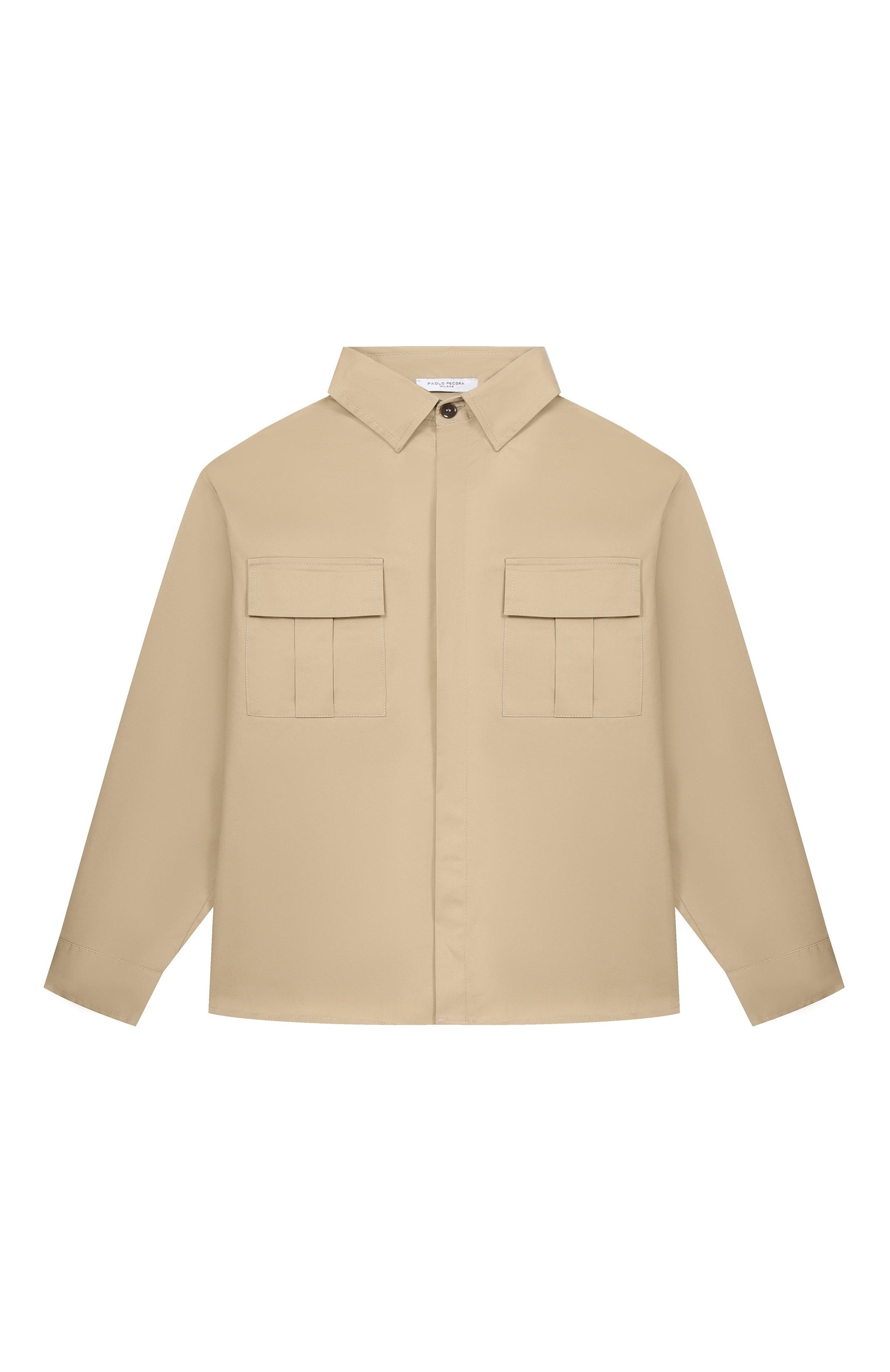 Хлопковая рубашка PAOLO PECORA MILANO, арт. PP4329, фото 1