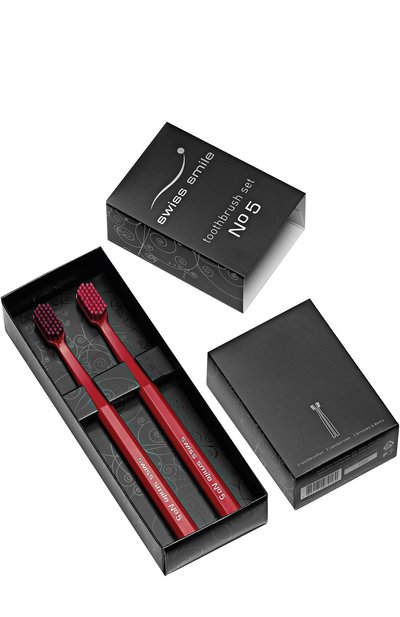 Набор зубных щёток №5 SWISS SMILE бесцветного цвета по цене 3060 руб., арт. 7640131979153, фото 2 Набор зубных щёток №5 SWISS SMILE, арт. 7640131979153, фото 2