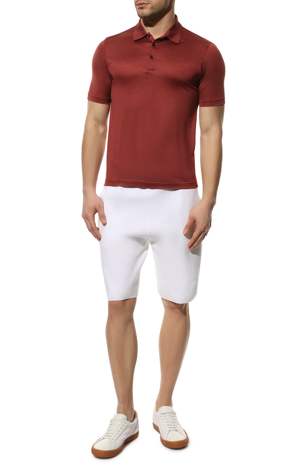 Шелковое поло ANDREA CAMPAGNA, арт. 60151/78311, фото 2