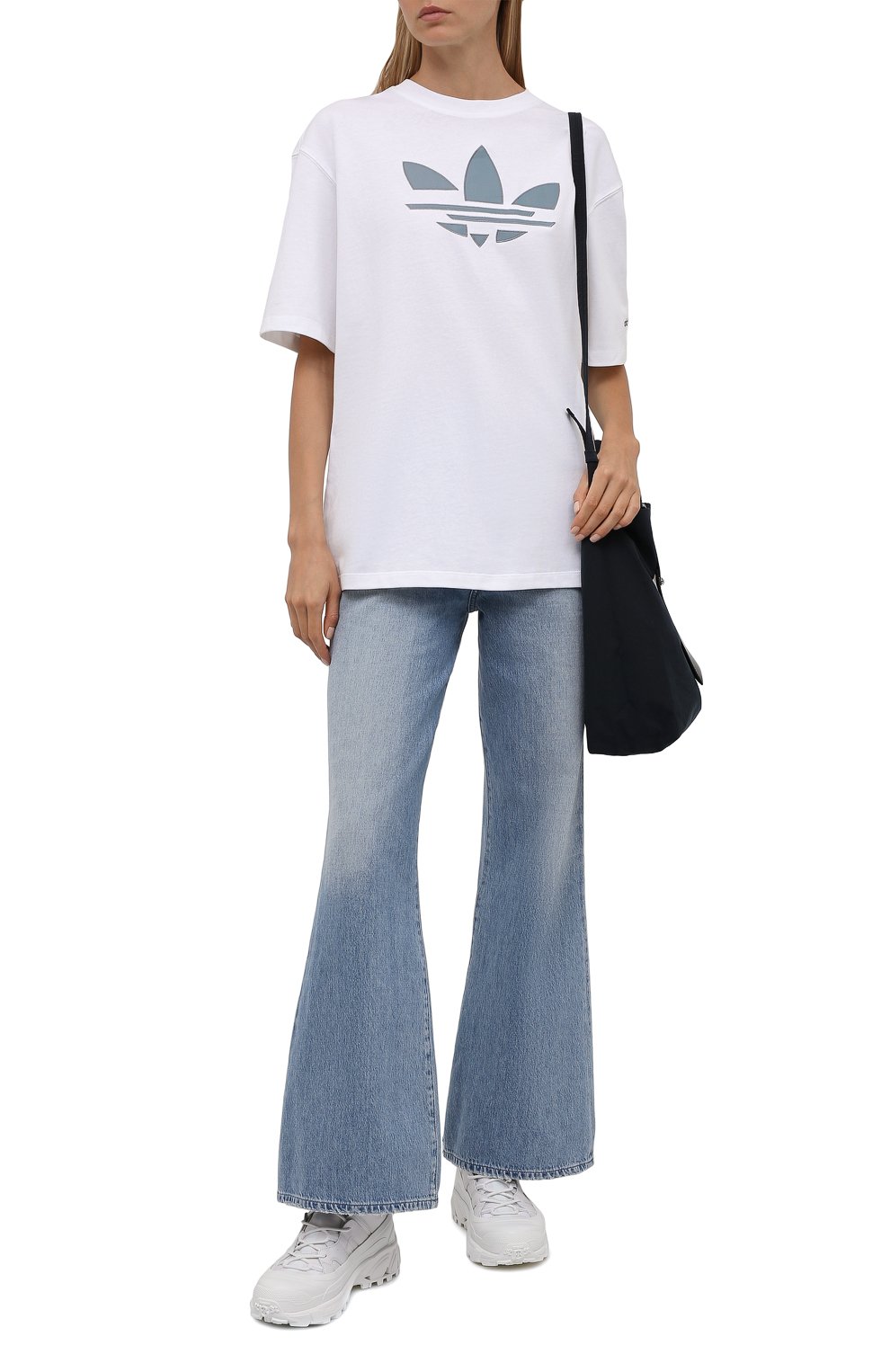 Хлопковая футболка ADIDAS ORIGINALS, арт. H35894, фото 2