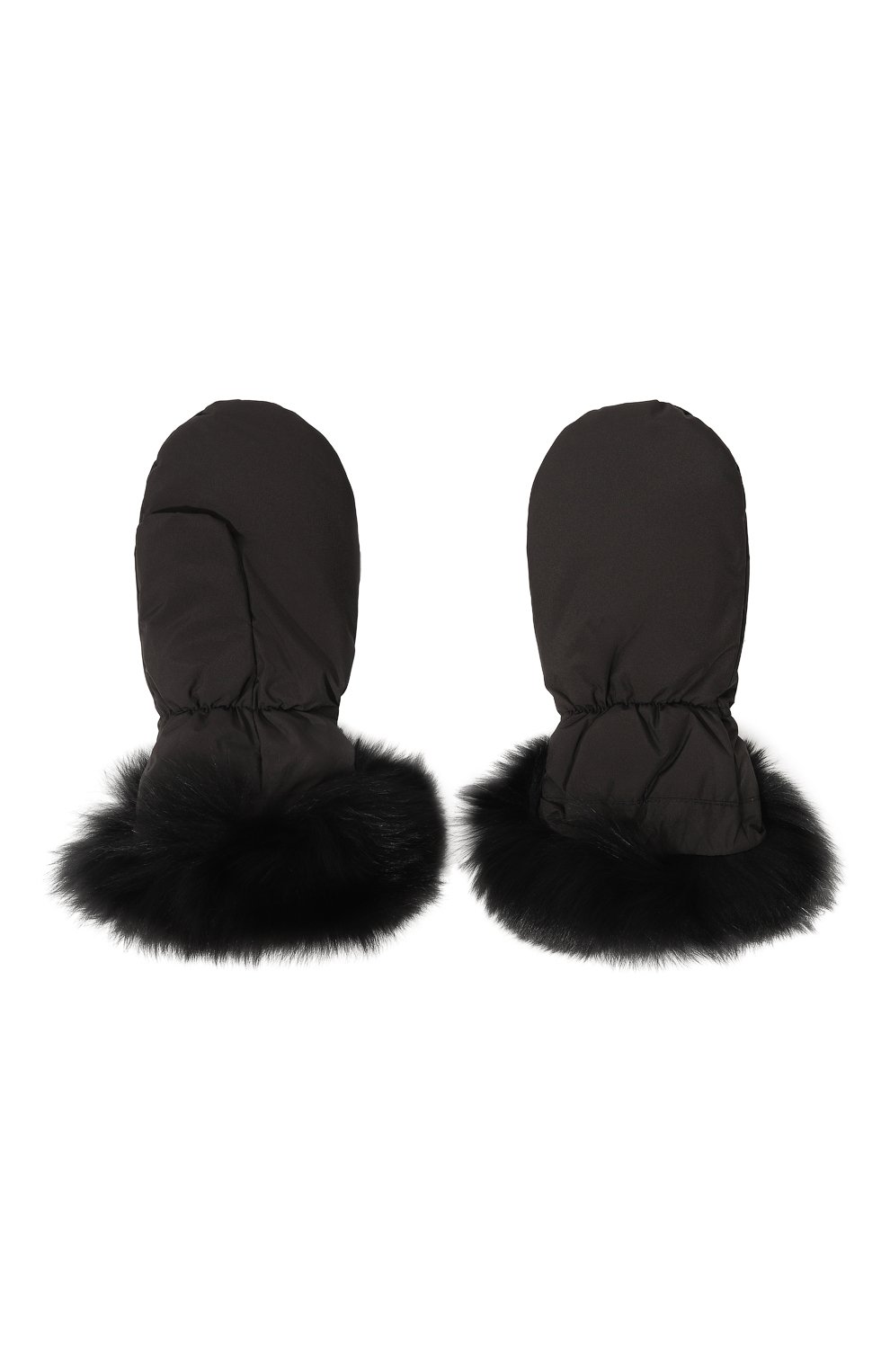 Пуховые варежки YVES SALOMON ENFANT, арт. 23WEA014XXD0XW, фото 2