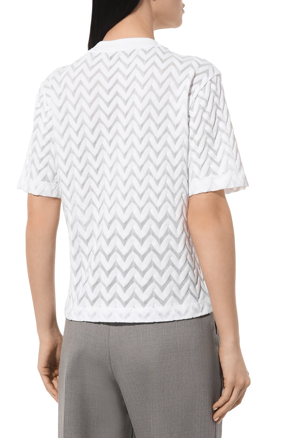 Футболка из хлопка и вискозы MISSONI, арт. DS24SL01/BR00JE, фото 4