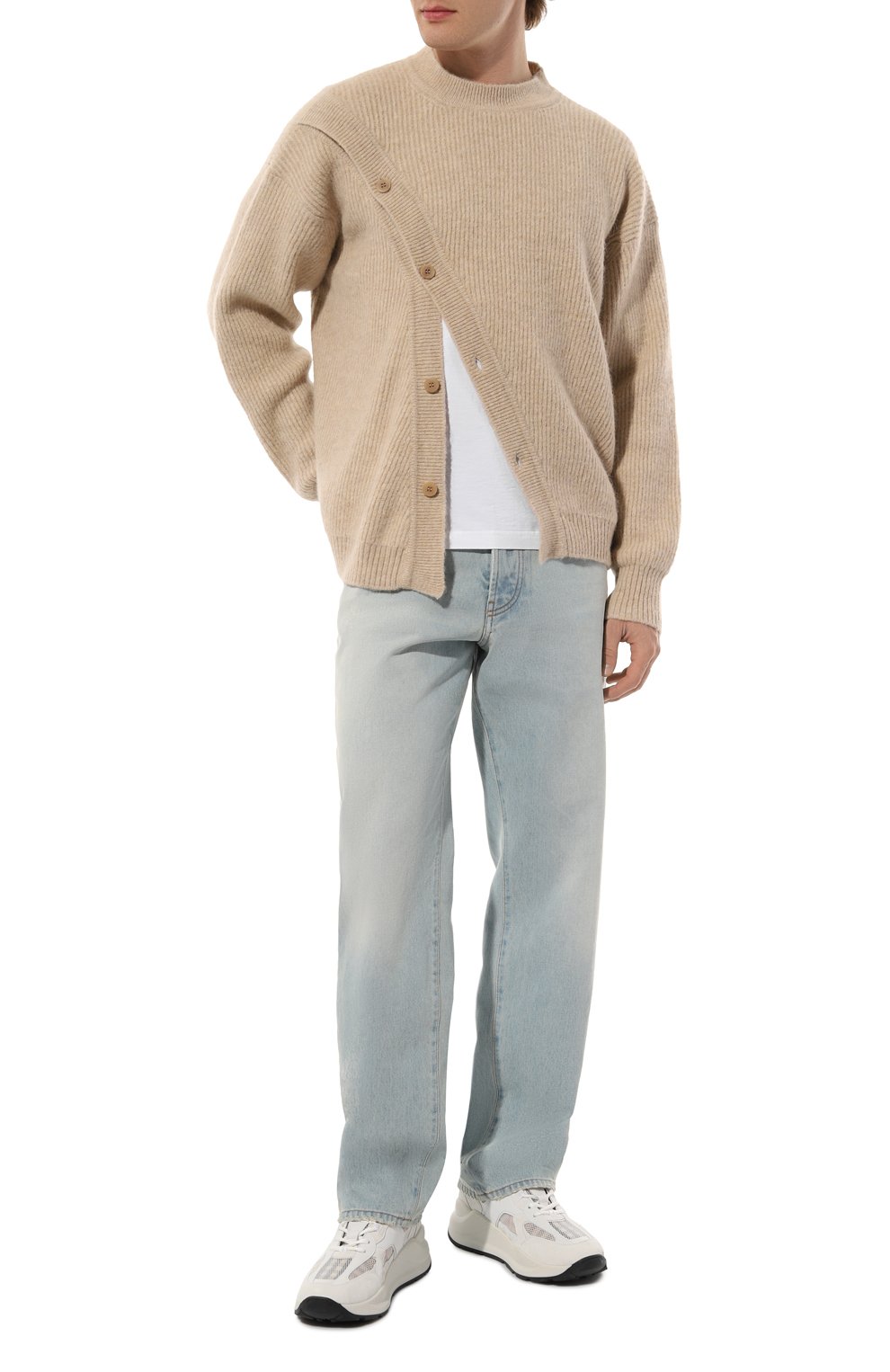 Комбинированные кроссовки BURBERRY, арт. 8061880, фото 2