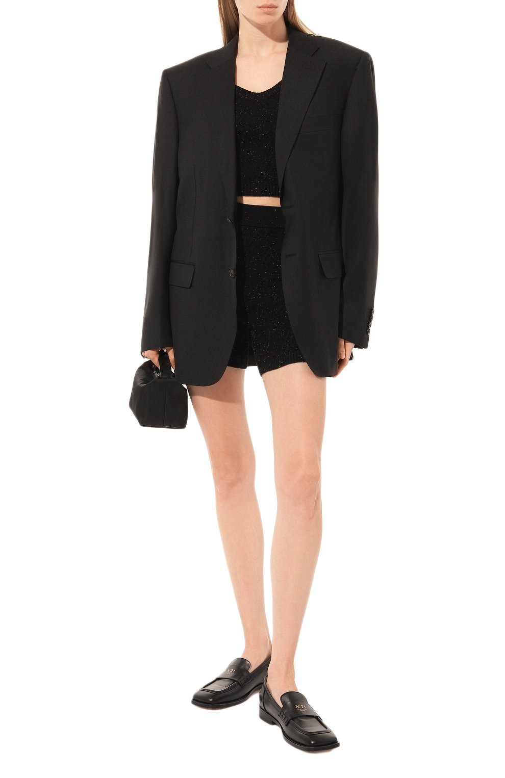 Шорты из хлопка и вискозы AND THE BRAND, арт. S23-SR007-1004-900, фото 2