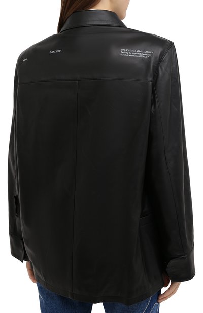 Кожаная куртка OFF-WHITE, арт. 0WJA043F20LEA0011000, фото 4