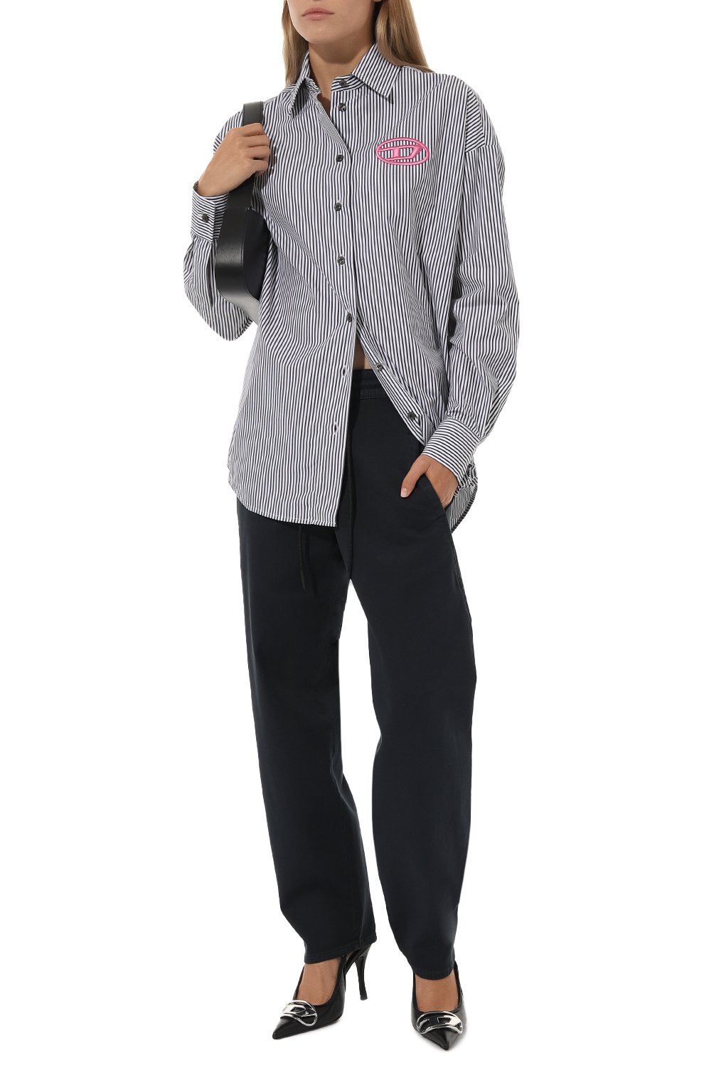 Хлопковая рубашка DIESEL, арт. A11507/0DNAN, фото 2