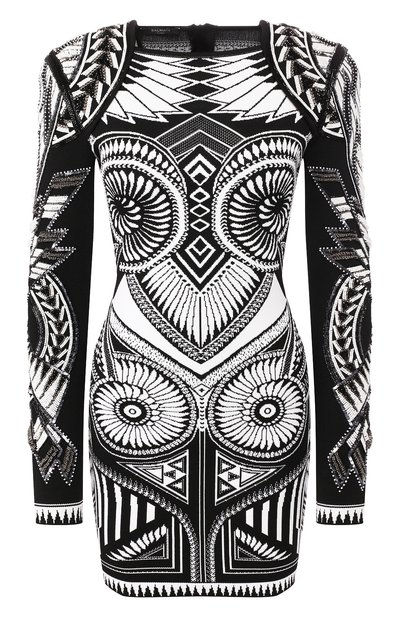 Женское платье из вискозы BALMAIN, арт. TF16257/K002