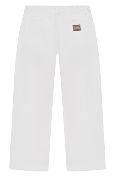 Джинсы DOLCE & GABBANA белого цвета по цене 47800 руб., арт. L53P63/LDD94, фото 2 Джинсы DOLCE & GABBANA, арт. L53P63/LDD94, фото 2