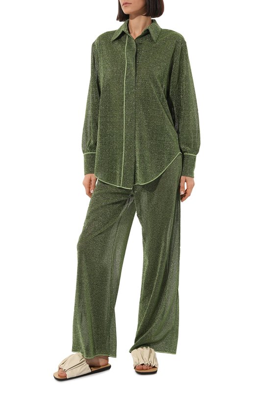 Брюки OSEREE LPF202/LUREX/SAND Зелёный  LPF202/LUREX/SAND Фото 2