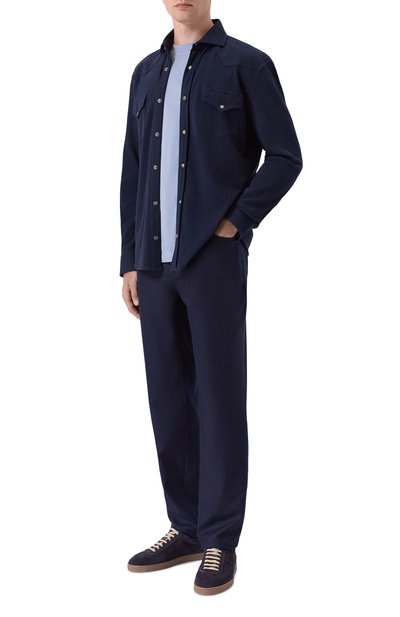 Хлопковая футболка BRUNELLO CUCINELLI, арт. M0B138440, фото 2