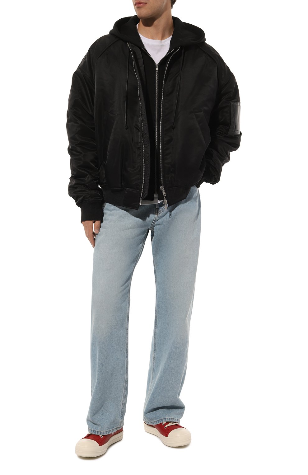 Кожаные кеды lido low RICK OWENS, арт. RU01D3891/L00, фото 2