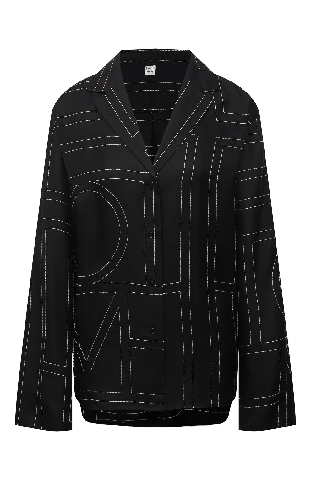 Атласная блузка TOTEME, арт. 213-755-707, фото 1