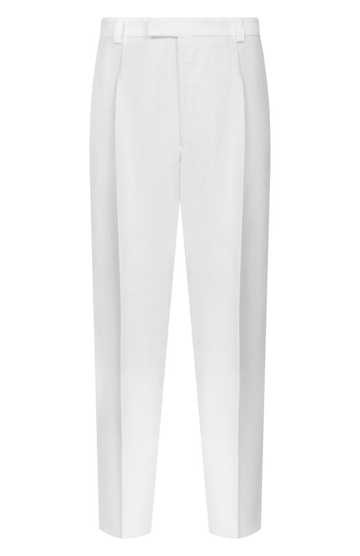 Льняные брюки BOSS Camel 50561375 Белый 50561375