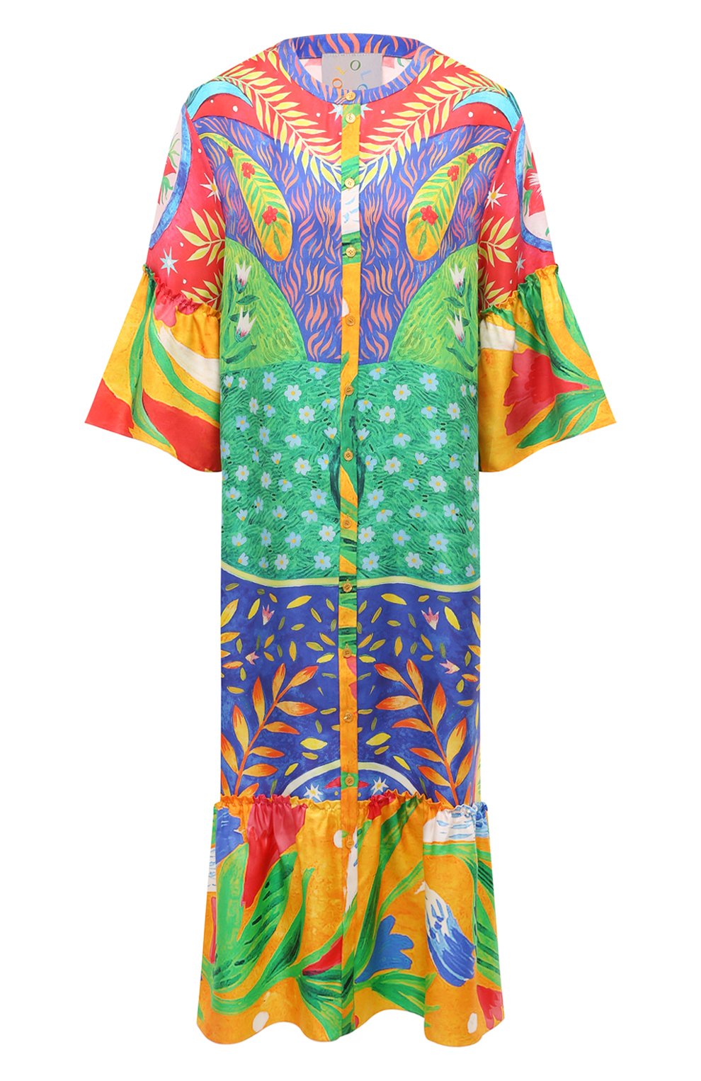 Шелковое платье OLOLOL, арт. OLD166/1115.GT123/S24, фото 1