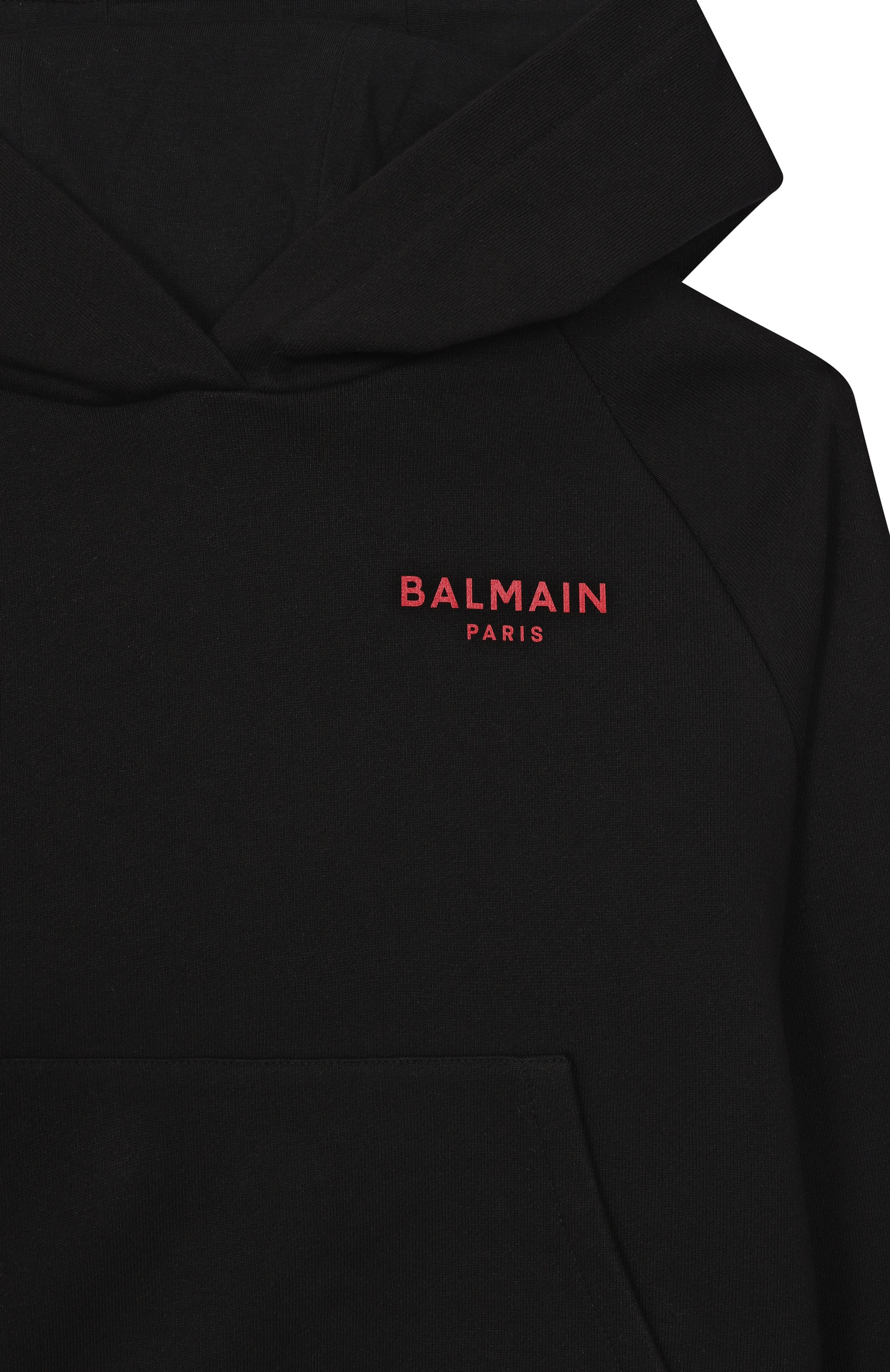 Хлопковое худи BALMAIN, арт. BX4C60, фото 3