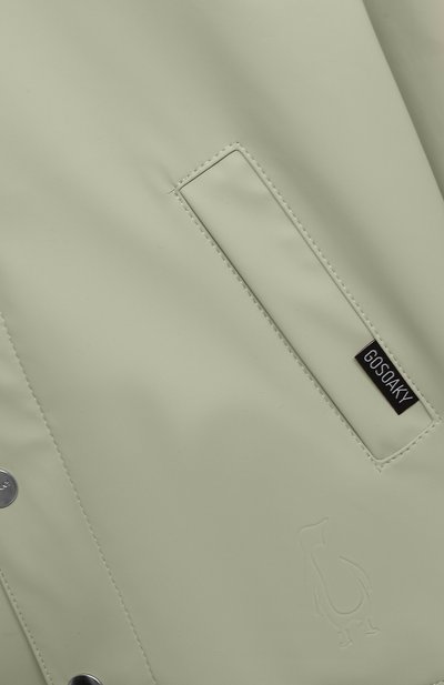 Дождевик с капюшоном GOSOAKY светло-зеленого цвета по цене 7695 руб., арт. 211.101.302/MICR0 PU, фото 3 Дождевик с капюшоном GOSOAKY, арт. 211.101.302/MICR0 PU, фото 3