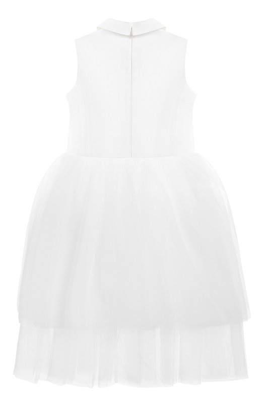 Хлопковое платье Simonetta Белый, фото 2