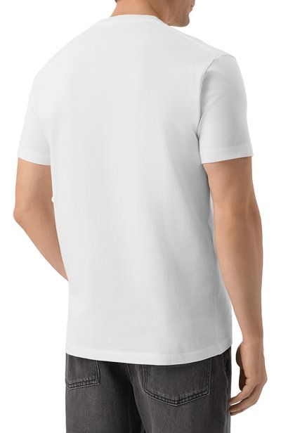 Хлопковая футболка DSQUARED2 белого цвета по цене 22950 руб., арт. S71GD1692/D20106, фото 4 Хлопковая футболка DSQUARED2, арт. S71GD1692/D20106, фото 4
