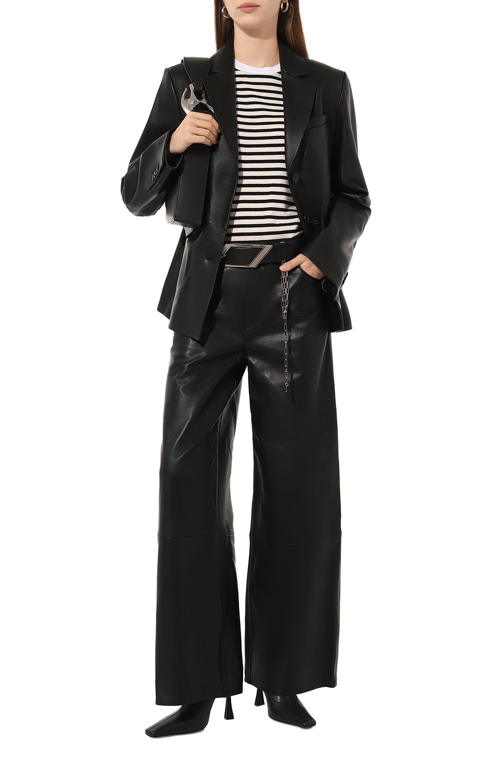 Кожаные брюки LOULOU DE SAISON, арт. FIGARI, фото 2