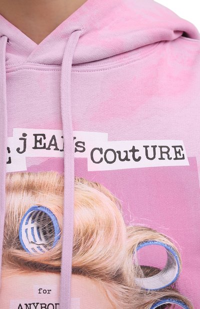Хлопковое худи VERSACE JEANS COUTURE, арт. B6HWA7VE-WDP311 1 H. REILLY/30443, фото 5