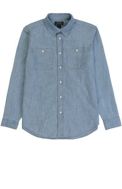 Рубашка из денима с накладными карманами POLO RALPH LAUREN, арт. 323657137, фото 1