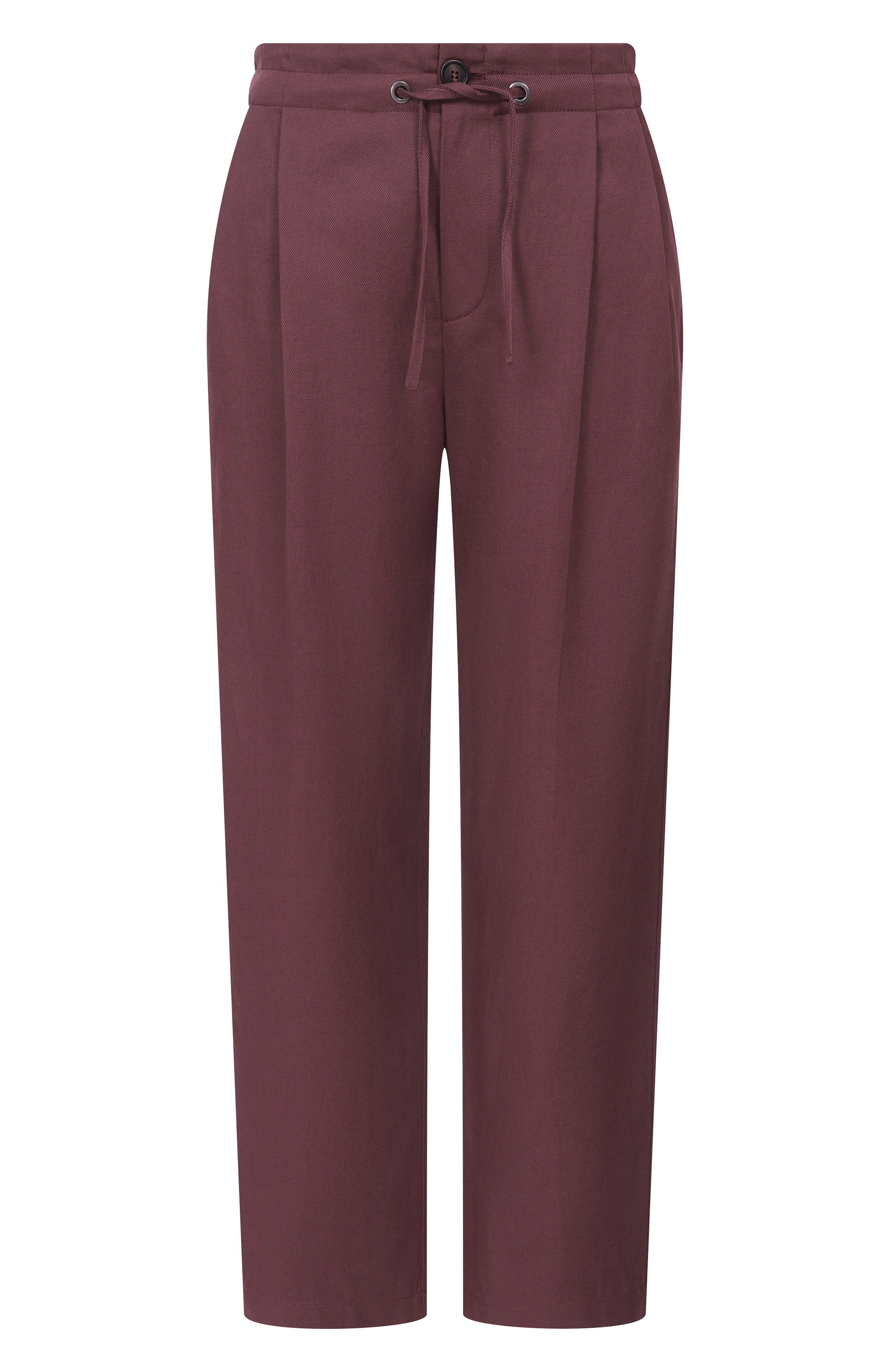 Брю ки из хлопка и льна BRUNELLO CUCINELLI, арт. ML118P9217, фото 1