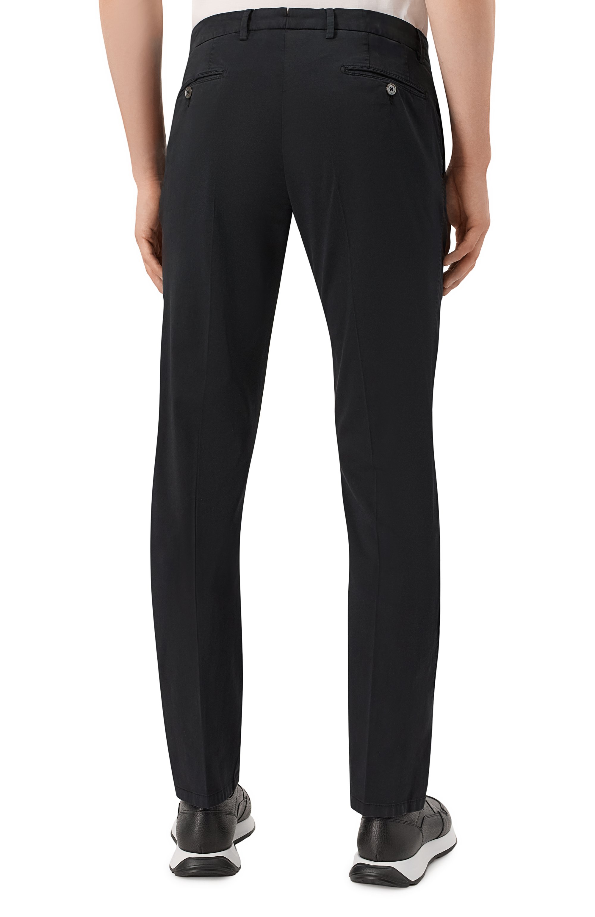 Брюки из хлопка и шелка MARCO PESCAROLO, арт. SLIM80/5100, фото 4