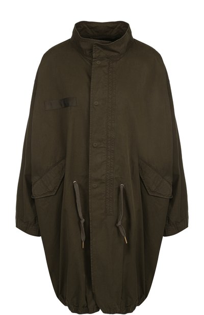 Женская хлопковая парка свободного кроя с декорированной спинкой ZADIG AND VOLTAIRE, арт. SGC02905F