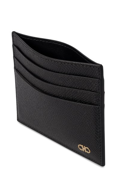 Кожаный футляр для кредитных карт FERRAGAMO черного цвета по цене 34700 руб., арт. 661478/776843, фото 3 Кожаный футляр для кредитных карт FERRAGAMO, арт. 661478/776843, фото 3