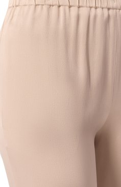 Женские брюки ANTONELLI FIRENZE светло-бежевого цвета, арт. M8185N/355C | Фото 5 (Материал внешний: Вискоза, Синтетический материал; Длина (брюки, джинсы): Стандартные; Женское Кросс-КТ: Брюки-одежда; Кросс-КТ: костюм; Силуэт Ж (брюки и джинсы): Расклешенные; Стили: Минимализм)