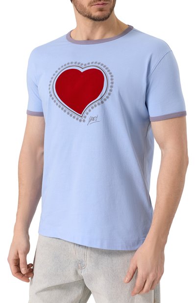 Хлопковая футболка DRIES VAN NOTEN, арт. 251-021110-1600, фото 3